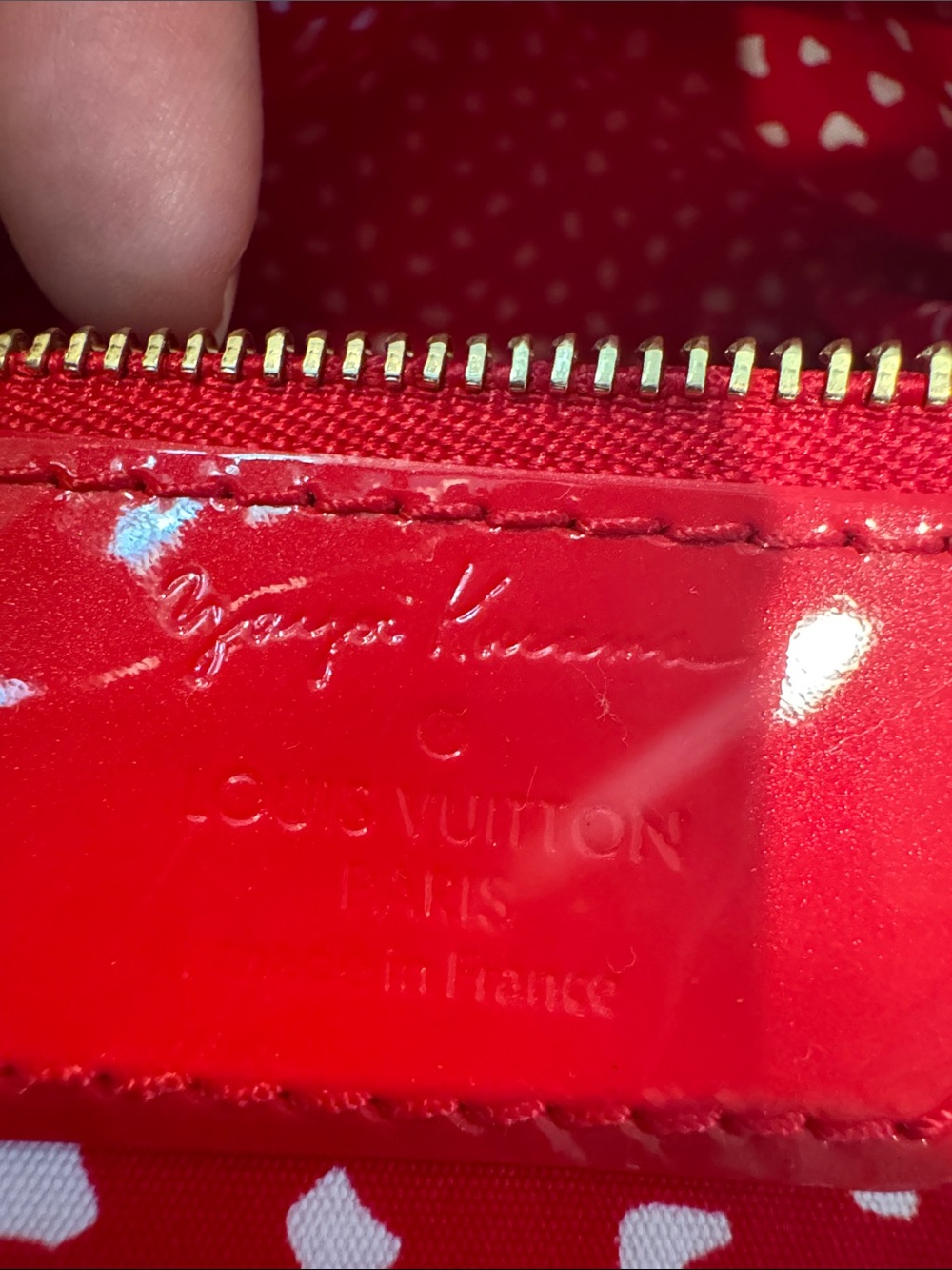 New & Limited Edition Louis Vuitton Yayoi Kusama Infinity Lockit MM handbag - Picture 15 of 15